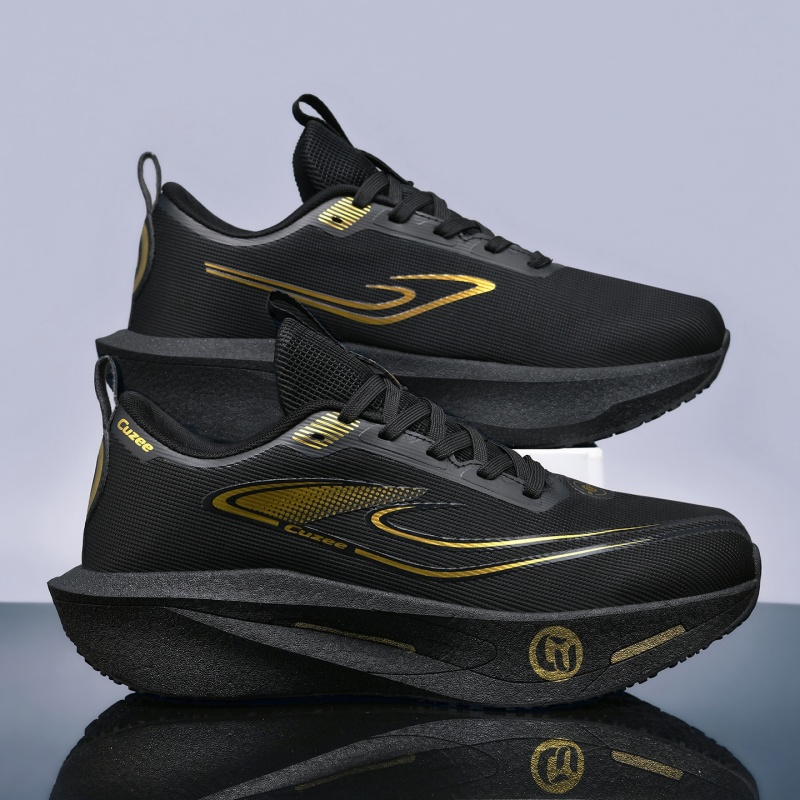 Men'S Shoes Water Resistant - 男性用ランニングシューズ カーボンボード マラソン専用 スポーツ 通気性 軽量