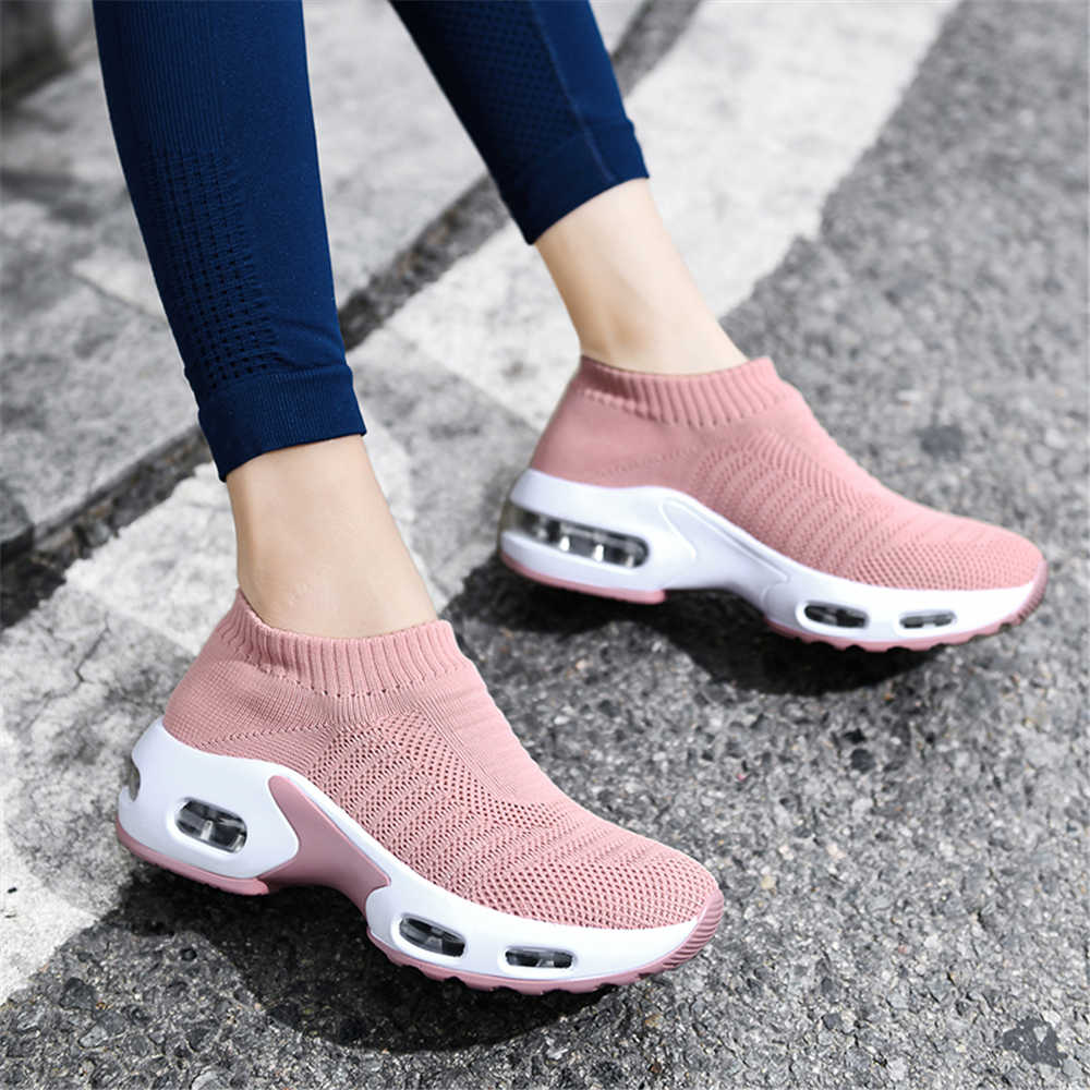 Casual Sneaker Low - ビッグサイズ番号 38 女性のヒールブーツ靴ヒール女性ランニングスポーツシューズスニーカー陸上競技トレンド製品
