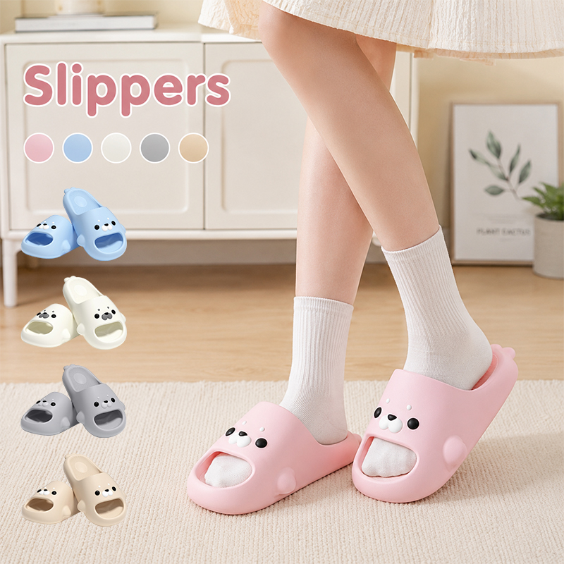 Men'S Shoes To Women'S Size - シールスリッパ レディース 夏用 ソフトソール 滑り止め バスルームスライド