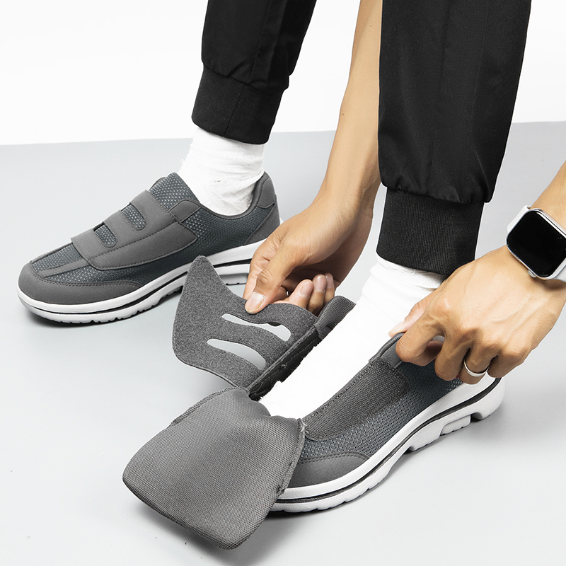 Men'S Shoes Wide Width - 幅広スニーカー 太い足用 糖尿病患者用シューズ 高齢者用 外反母趾用整形外科シューズ 腫れやすい足用