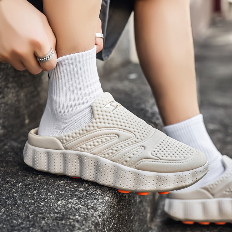 Men'S Shoes Water Resistant - 夏のファッションスリッパ男性屋外軽量滑り止めロートップシューズ靴男性防水軽量カジュアルシューズ男性
