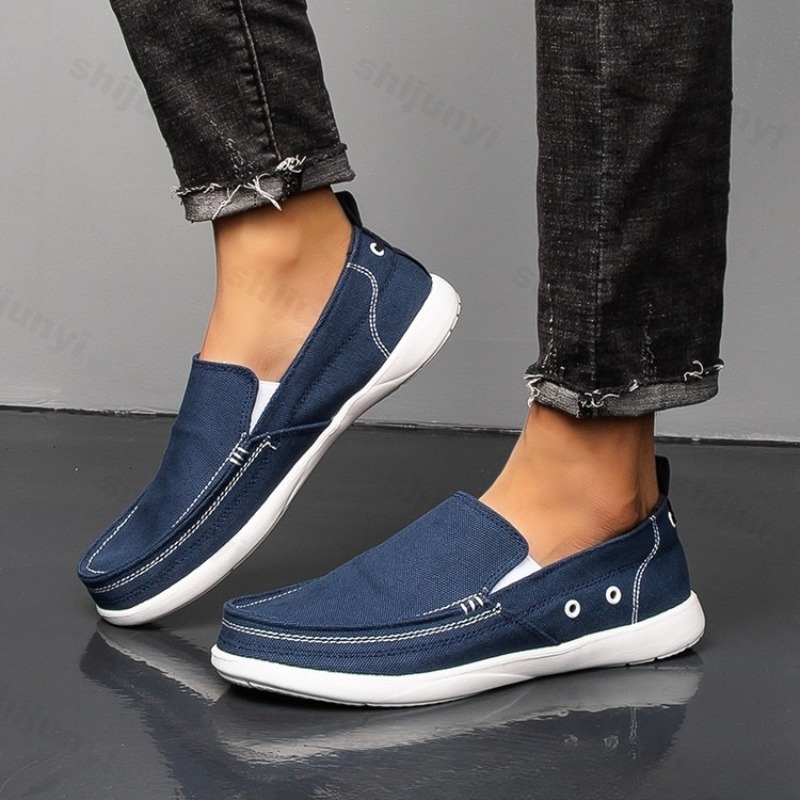 Men'S Shoes Casual Sneakers - 2025年秋新作 メンズ キャンバス カジュアルシューズ 通気性 ソフト