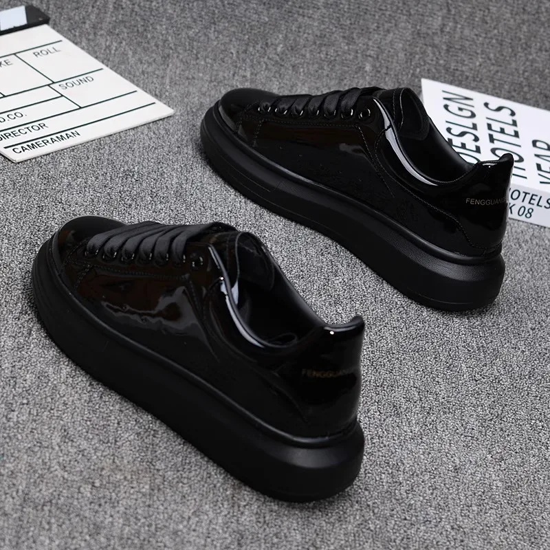 2025年 ラッカー仕上げ ホワイト カジュアルシューズ メ - Men'S Shoes Casual Sneakers のレビューと価格