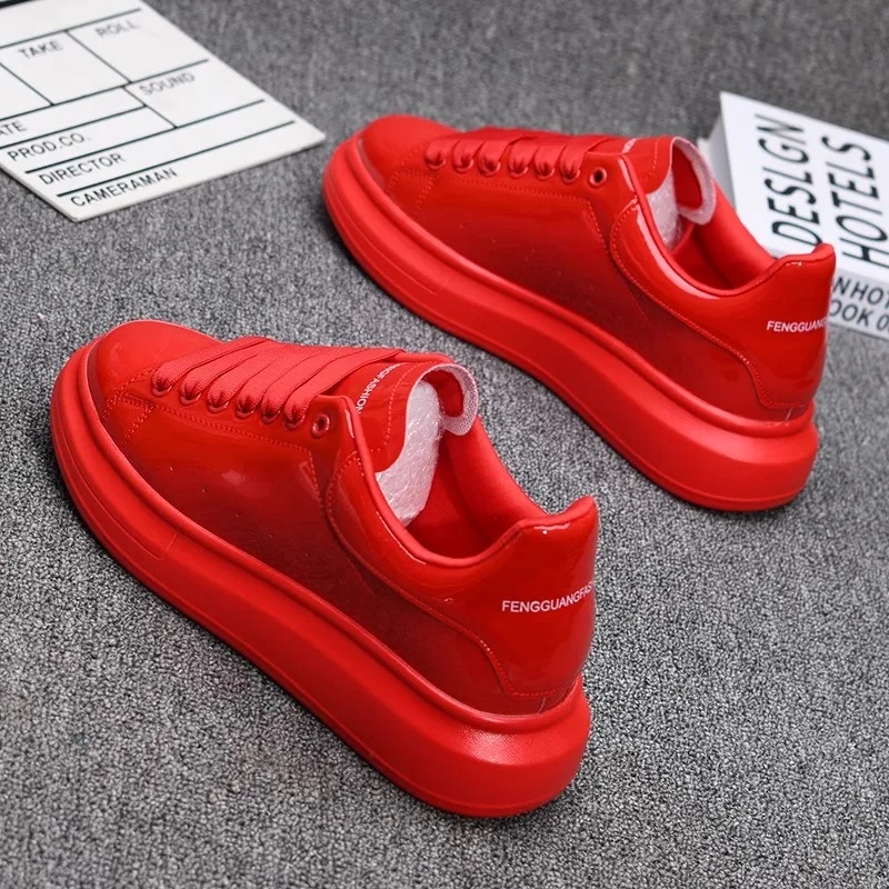 2025年 ラッカー仕上げ ホワイト カジュアルシューズ メ - Men'S Shoes Casual Sneakers のレビューと価格
