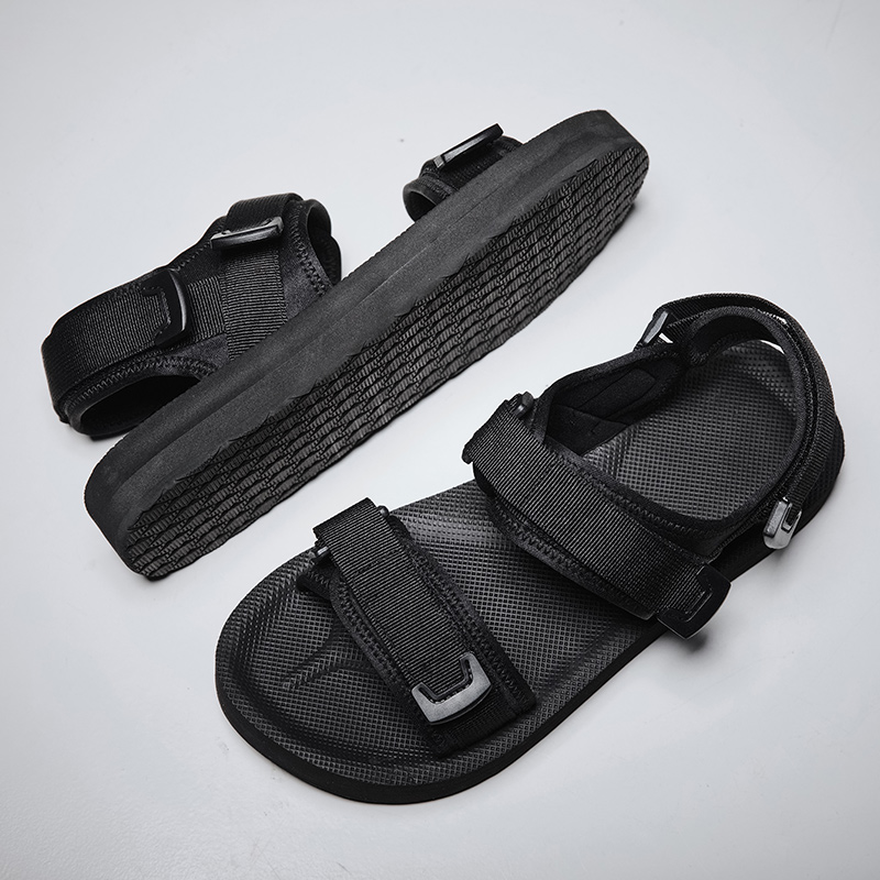 調節可能なフラットサンダル 幅広の足用 フック＆ループストラ - Men'S Shoes With Velcro のレビューと価格