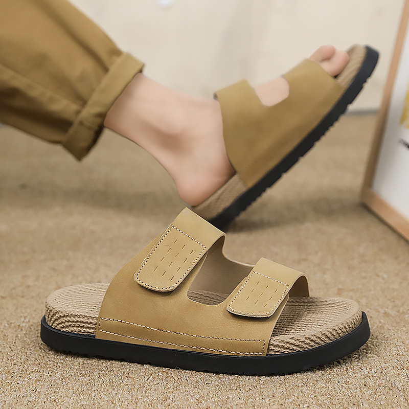 メンズワンストラップ織りスライドスリッパ、夏の新作、通気性、 - Men'S Shoes Birkenstock のレビューと価格