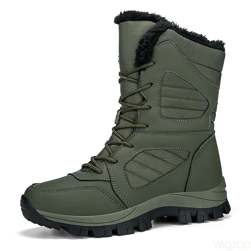 冬用ハイカット厚底防寒防水メンズシューズ、厚底、滑り止め、耐 - Men'S Shoes Water Resistant のレビューと価格