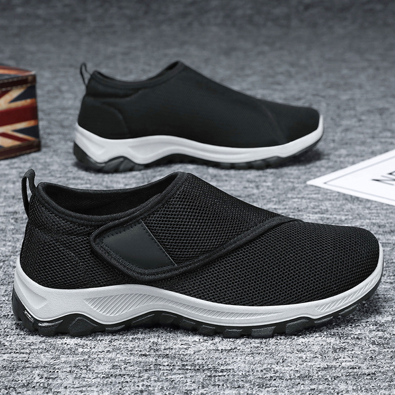 2026年新作夏メンズメッシュシューズ　おしゃれで通気性の良 - Men'S Shoes With Velcro のレビューと価格