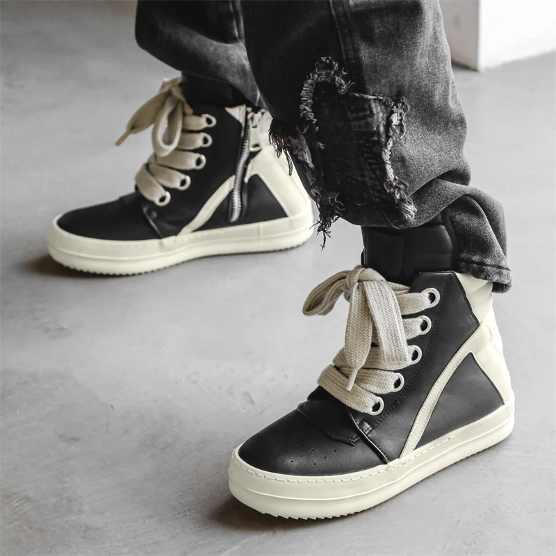 男性カジュアル高級スニーカーストリートスタイル男性ファッショ - Men'S Shoes Business Casual のレビューと価格