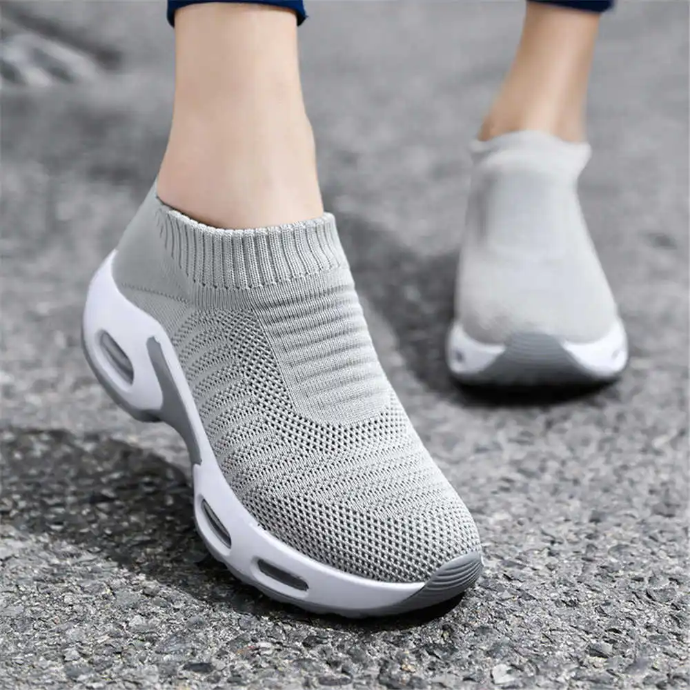 ビッグサイズ番号 38 女性のヒールブーツ靴ヒール女性ランニ - Casual Sneaker Low のレビューと価格