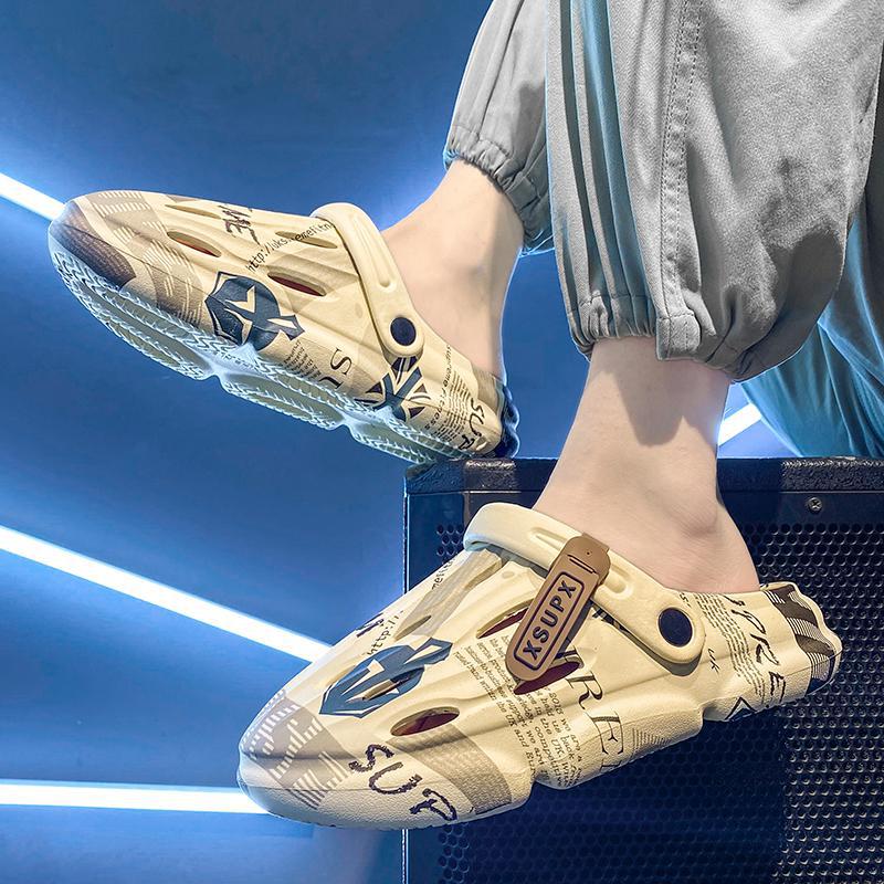 メンズ厚底ビーチシューズ,スポーツサンダル,ツーインワンメッ - Sport Slide Men のレビューと価格