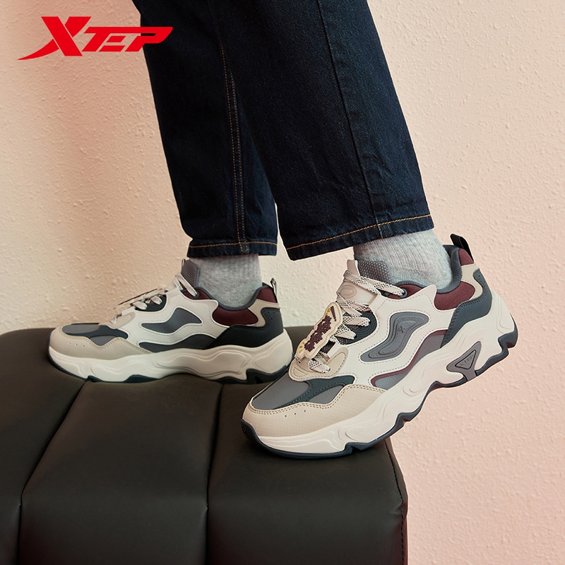 Xtep-メンズカジュアルロートップシューズ,快適な厚底スポ - Men'S Xtep Shoes のレビューと価格