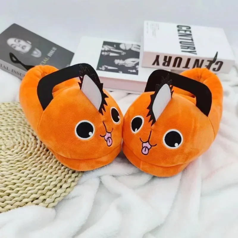 アニメチェーンソーマンポチタハウススリッパ冬靴女性暖かいふわ - Men'S Shoes To Women'S Size のレビューと価格
