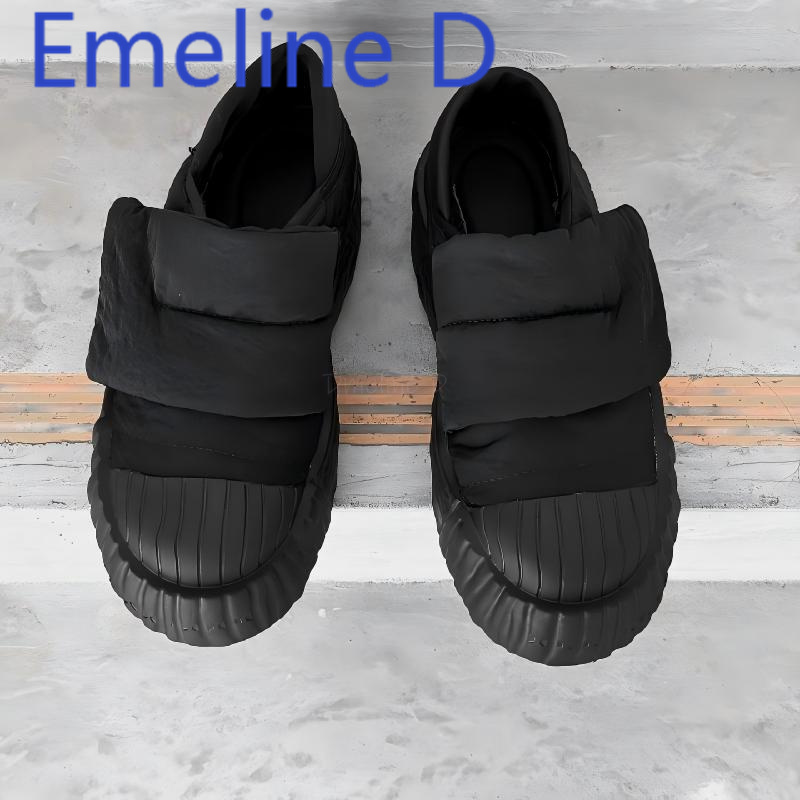 カップル用スノーブーツ 厚手のベルベットと暖かいベルクロデザ - Men'S Shoes With Velcro のレビューと価格