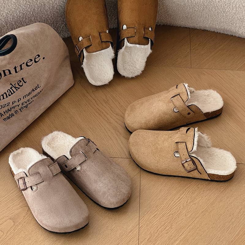 女性用スエードクロッグ、男性用ミュール、コルクフットベッドサ - Men'S Shoes Birkenstock のレビューと価格