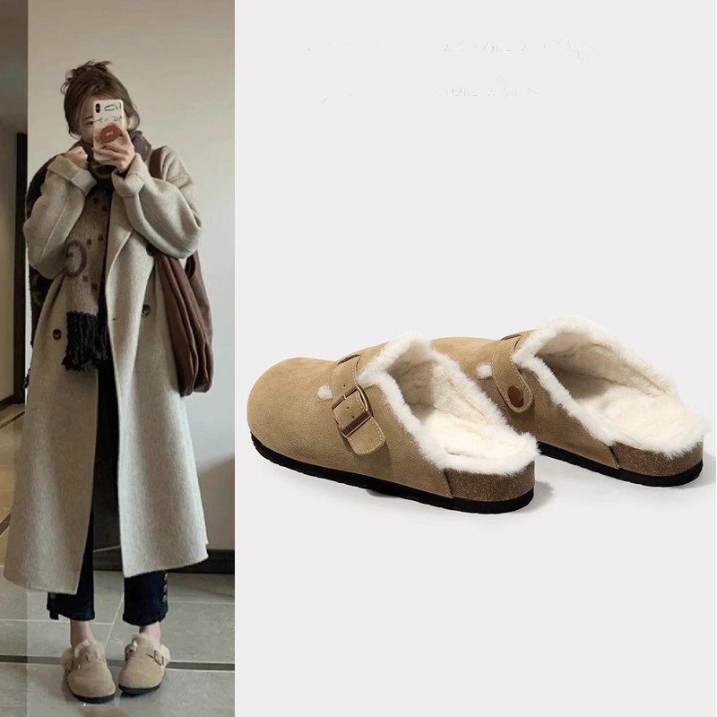 女性用スエードクロッグ、男性用ミュール、コルクフットベッドサ - Men'S Shoes Birkenstock のレビューと価格