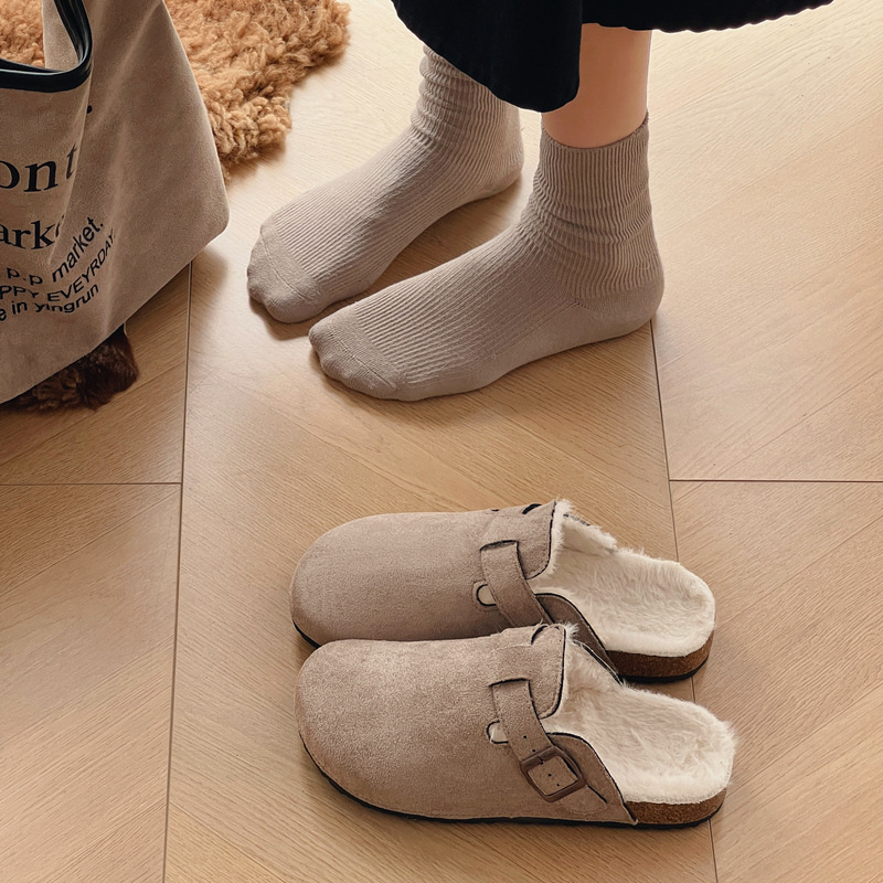 女性用スエードクロッグ、男性用ミュール、コルクフットベッドサ - Men'S Shoes Birkenstock のレビューと価格