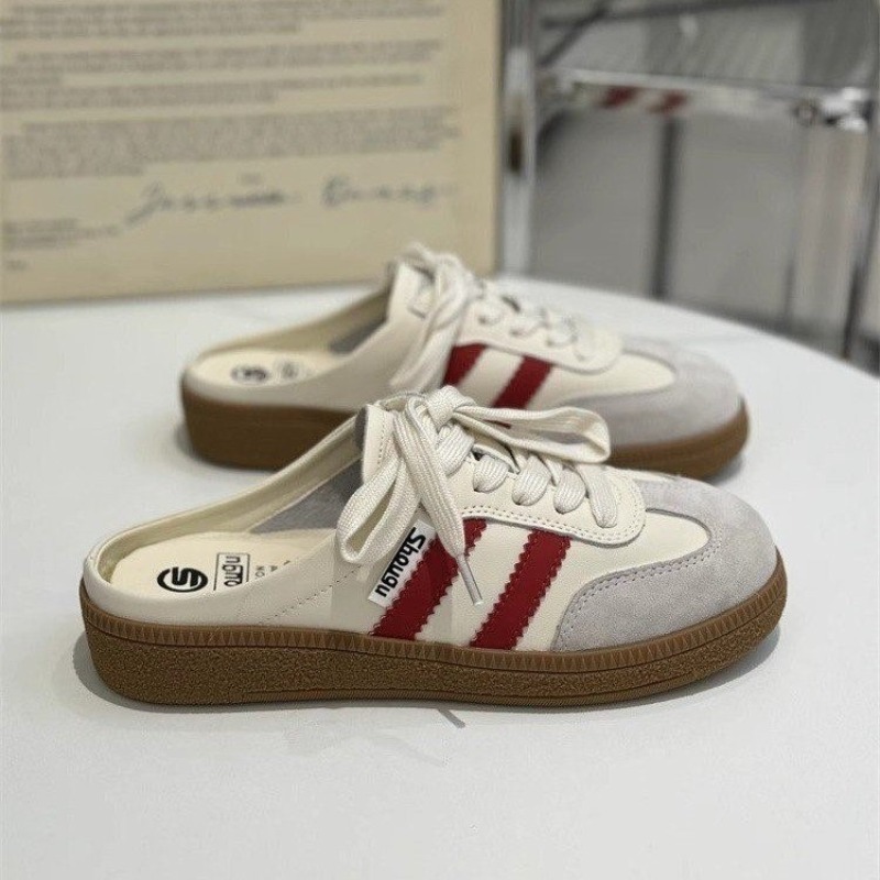 女性ミュール靴スポーツラウンドトゥフラット女性の靴カジュアル - Casual Sneaker Low のレビューと価格