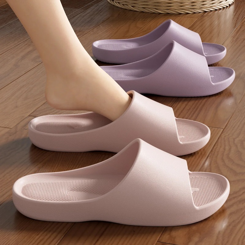 カップル向けEVAプラットフォームスリッパ、柔らかく通気性の - Men'S Shoes To Women'S Size のレビューと価格