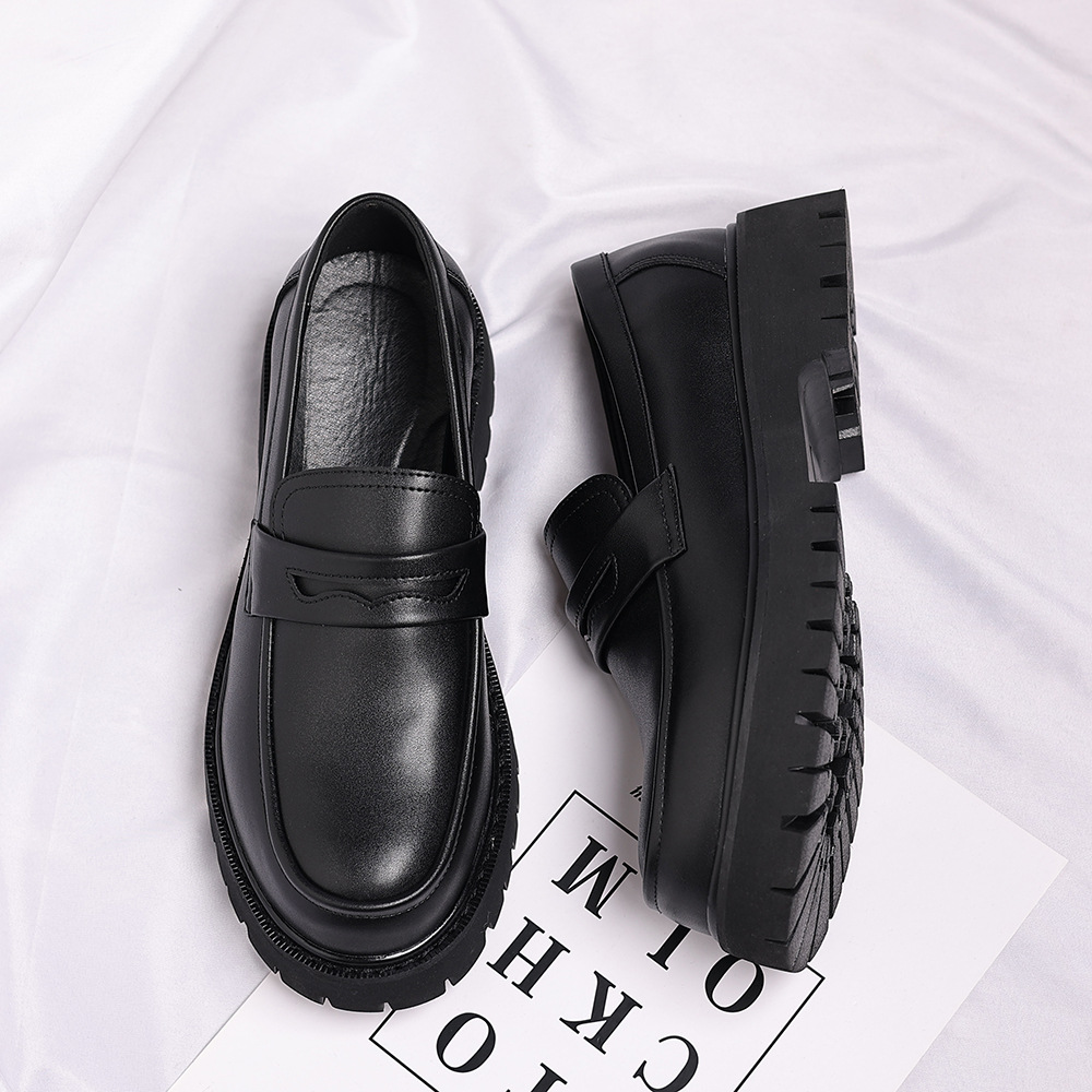 新しいメンズローファースリッポンPUレザーカジュアルシューズ - Men'S Shoes Wide Width のレビューと価格