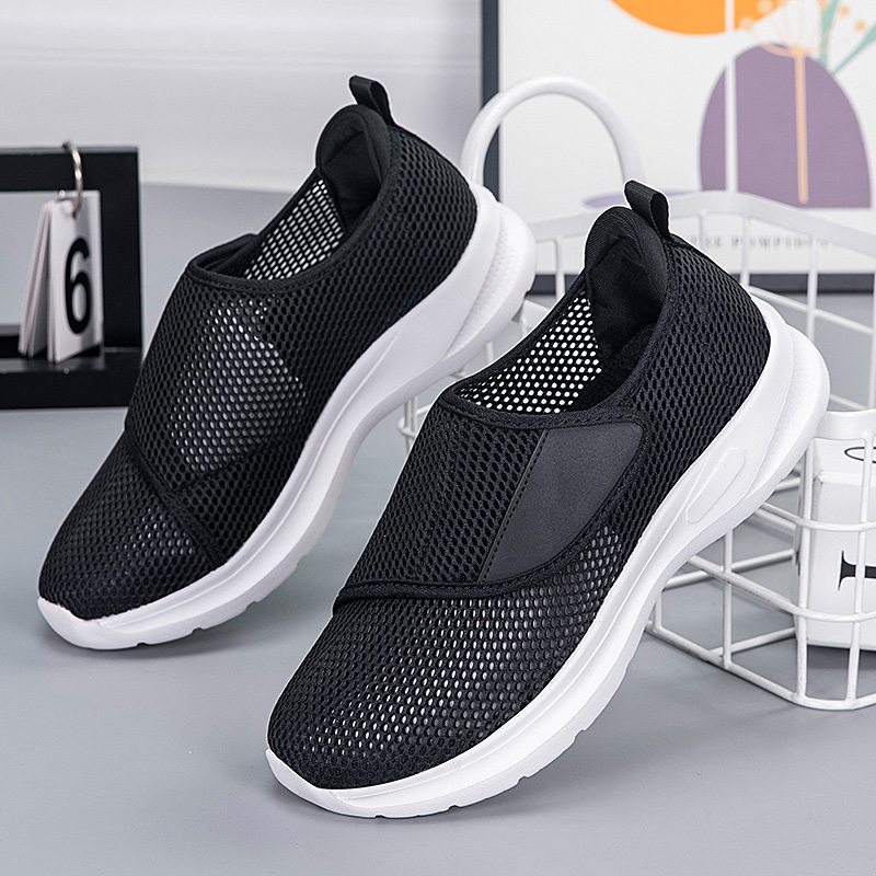 YUYIN メンズ夏通気性メッシュスポーツシューズベルクロス - Men'S Shoes With Velcro のレビューと価格