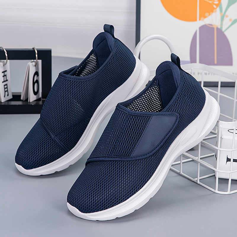 YUYIN メンズ夏通気性メッシュスポーツシューズベルクロス - Men'S Shoes With Velcro のレビューと価格