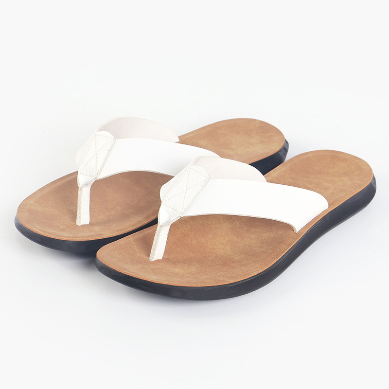 38-47 新しいイタリアンレザービーチサンダル男性用カジュ - Men'S Shoes Business Casual のレビューと価格