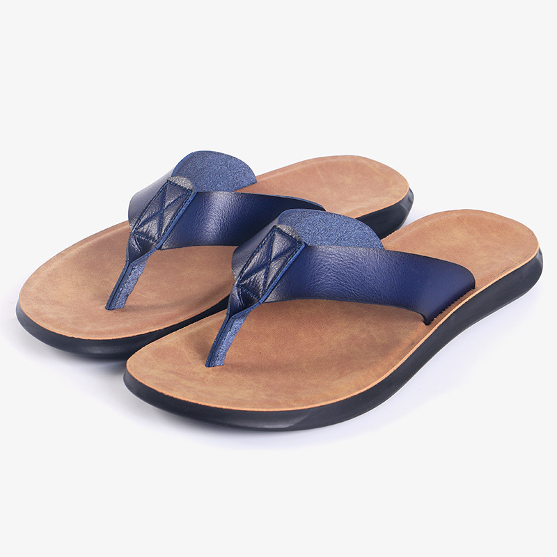 38-47 新しいイタリアンレザービーチサンダル男性用カジュ - Men'S Shoes Business Casual のレビューと価格
