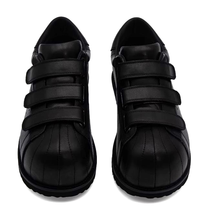 フルレザーシェルトゥスケートシューズ男性用内部高さ調整とプラ - Men'S Shoes With Velcro のレビューと価格
