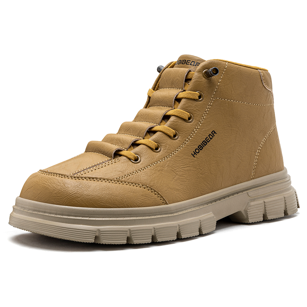 HOBIBEAR メンズ ワイドトゥボックス アンクルブーツ - Men'S Shoes Wide Width のレビューと価格