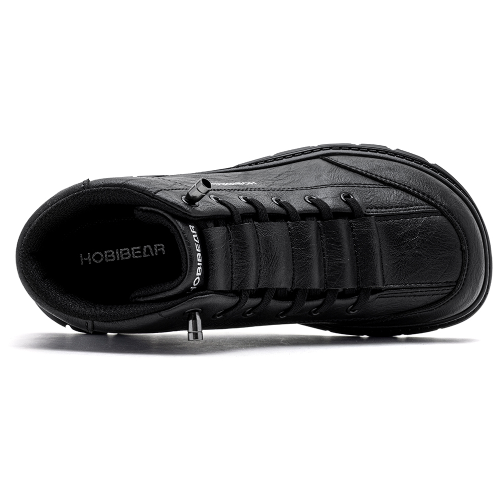 HOBIBEAR メンズ ワイドトゥボックス アンクルブーツ - Men'S Shoes Wide Width のレビューと価格