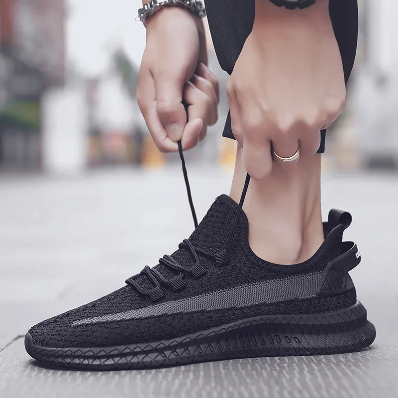 メンズ織り靴 2025年新作ブランド 通気性スポーツシューズ - Mesh Trainer Breathable のレビューと価格