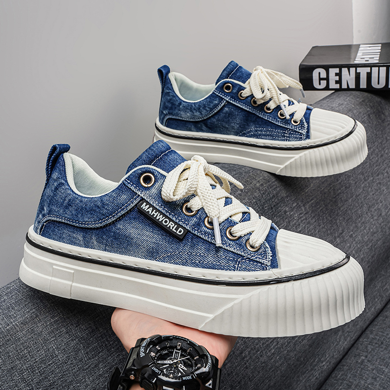 軽量通気性メンズシューズ新しいキャンバスシューズ快適なプラス - Men'S Shoes Casual Sneakers のレビューと価格