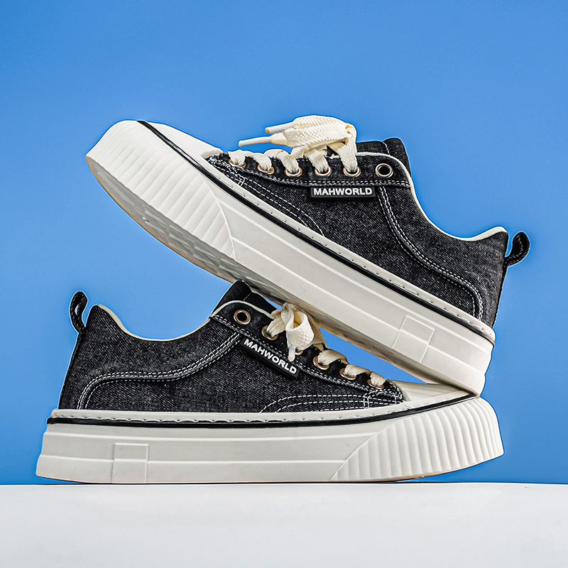 軽量通気性メンズシューズ新しいキャンバスシューズ快適なプラス - Men'S Shoes Casual Sneakers のレビューと価格