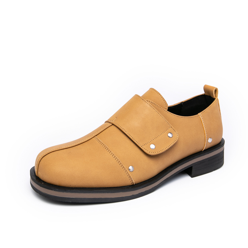 メンズビジネススタイル通勤パーティー新郎用ドレスシューズカジ - Men'S Shoes With Velcro のレビューと価格