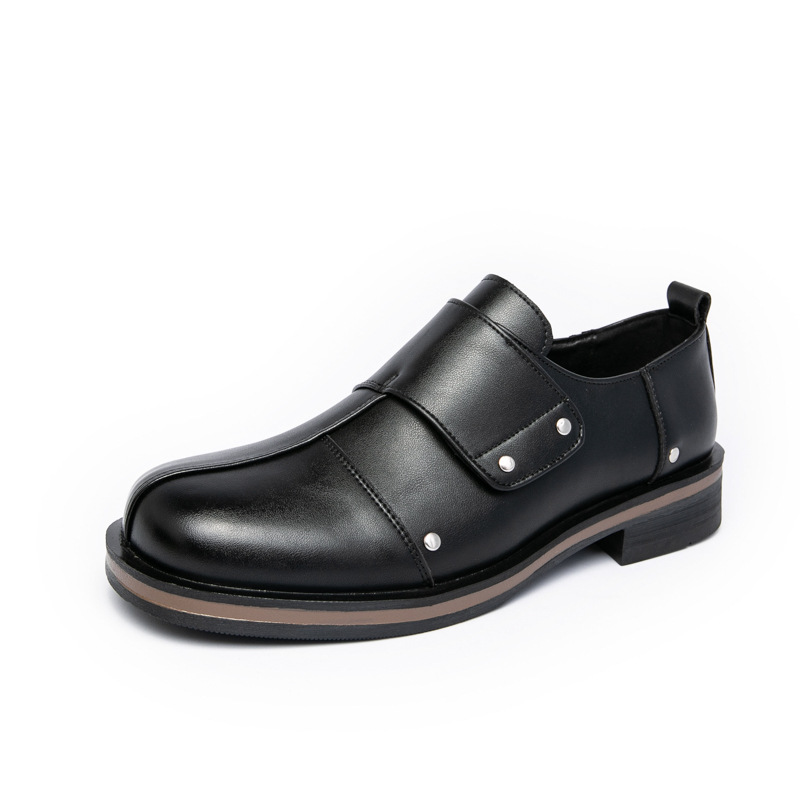 メンズビジネススタイル通勤パーティー新郎用ドレスシューズカジ - Men'S Shoes With Velcro のレビューと価格