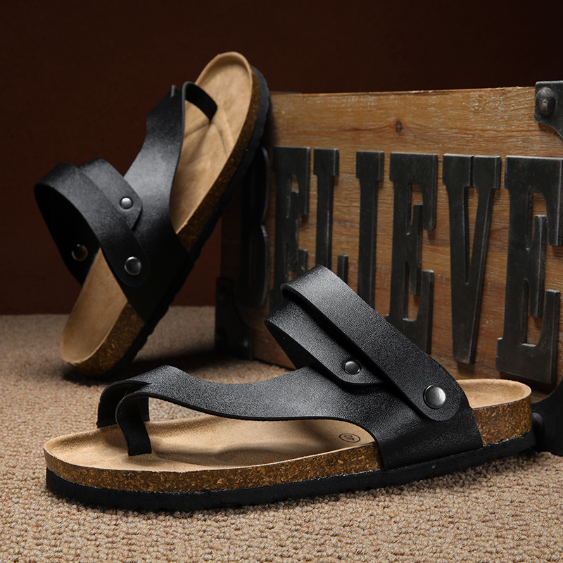 男性用のつま先が開いたビーチサンダル,通気性のあるカジュアル - Men'S Shoes Birkenstock のレビューと価格