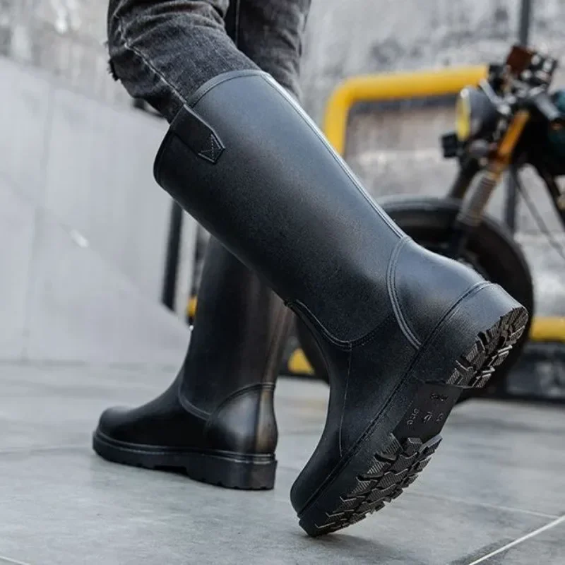 メンズレインブーツ,滑り止めシューズ,耐久性,庭,レースなし - Men'S Shoes Water Resistant のレビューと価格