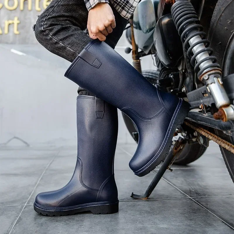 メンズレインブーツ,滑り止めシューズ,耐久性,庭,レースなし - Men'S Shoes Water Resistant のレビューと価格