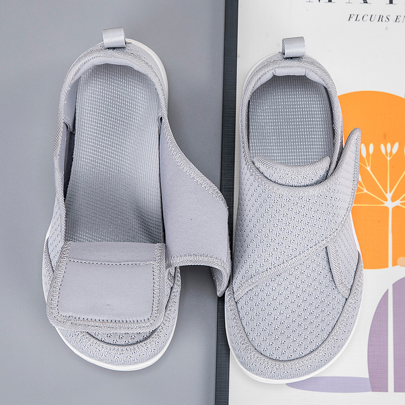 男女兼用高齢者向けオープンシューズ、調節可能な糖尿病患者用シ - Men'S Shoes Wide Width のレビューと価格