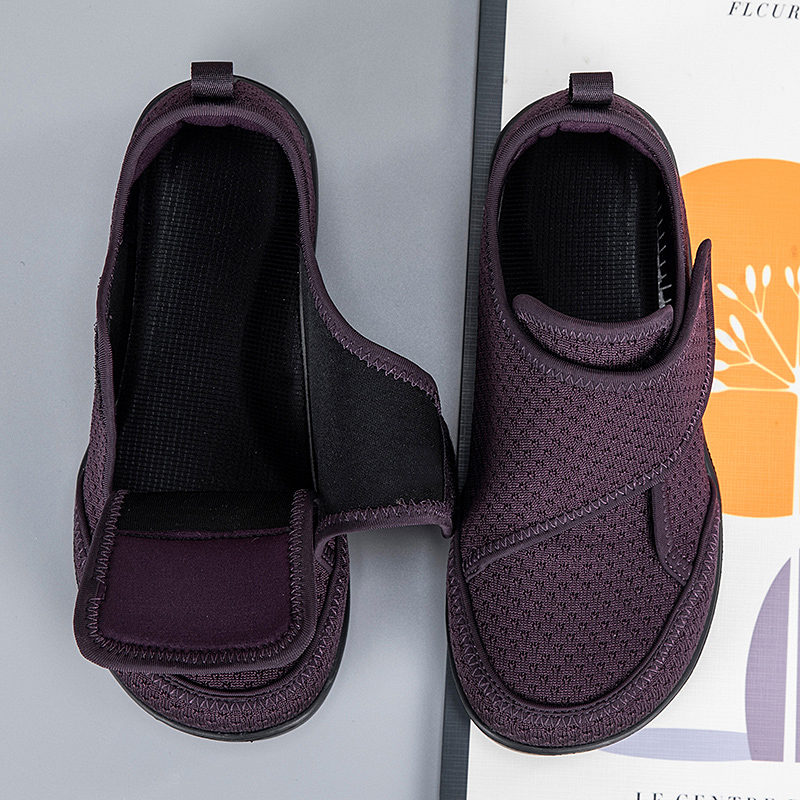 男女兼用高齢者向けオープンシューズ、調節可能な糖尿病患者用シ - Men'S Shoes Wide Width のレビューと価格