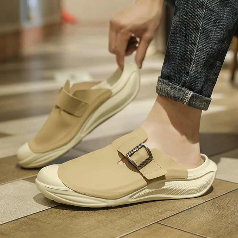 スライドハーフフラットアウトドアデザイナー高級メンズシューズ - Men'S Shoes Birkenstock のレビューと価格