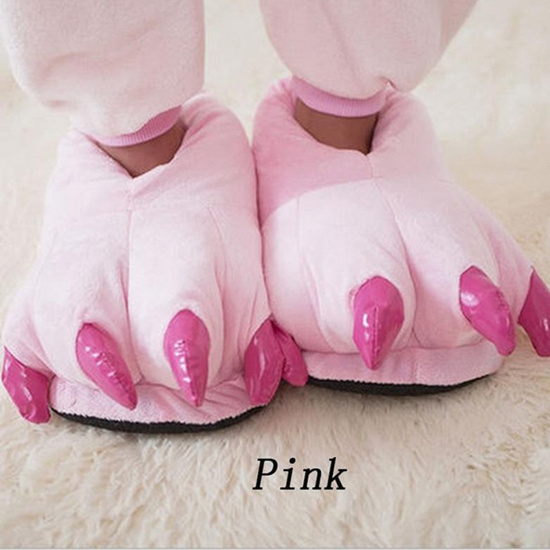 冬用暖かいソフト室内スリッパ、男女兼用、面白い動物の足型、ク - Men'S Shoes To Women'S Size のレビューと価格