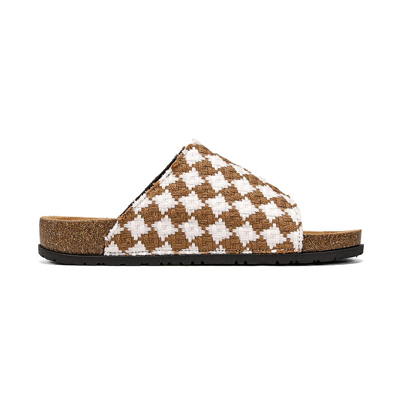 ヴィンテージチェック柄コルクフットベッドスリッパユニセックス - Men'S Shoes Birkenstock のレビューと価格