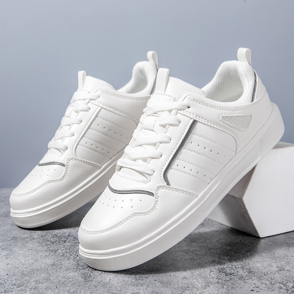 通気性のある秋のメンズシューズカジュアルシューズ男性用加硫テ - Men Shoes Expensive のレビューと価格