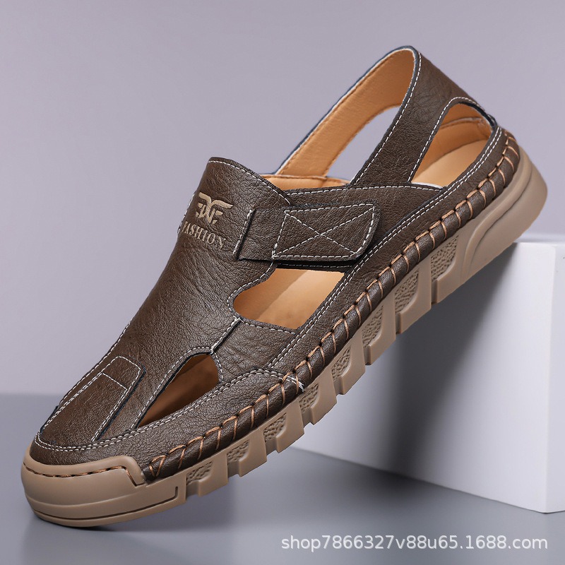 ホールシューズ メンズ 夏新作 ハンドメイド オンライン カ - Men'S Shoes With Velcro のレビューと価格