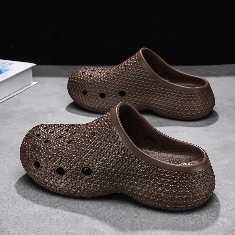 夏の新メンズスリッパ EVA ソフトスライド屋内屋外サンダル - Men'S Shoes Business Casual のレビューと価格