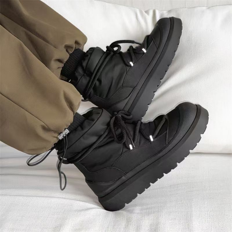 デザイナー新作メンズスノーブーツ冬用ハイカットアンクルブーツ - Men'S Shoes Business Casual のレビューと価格