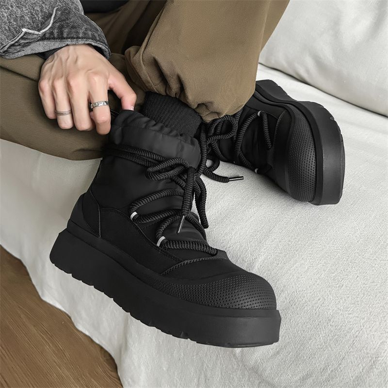 デザイナー新作メンズスノーブーツ冬用ハイカットアンクルブーツ - Men'S Shoes Business Casual のレビューと価格