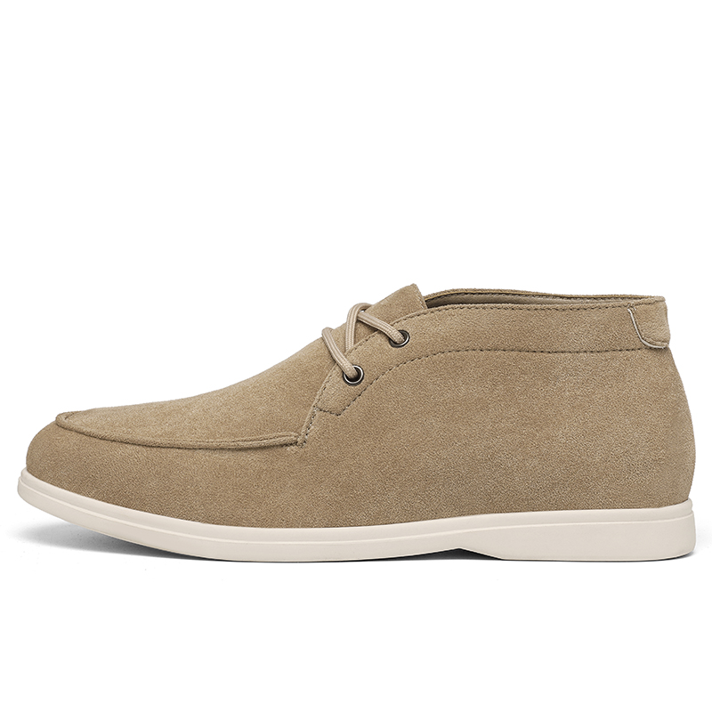 クラシックな英国スタイルのスエードレザーチャッカブーツ（メン - Men'S Shoes Business Casual のレビューと価格